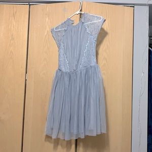 Grey semi formal dress